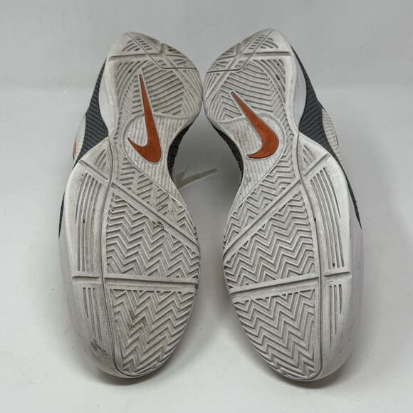 Nike Zoom Hyperfuse Low 2010 Sneakers Mens 13 Gray White Orange Shoes 429614-103 - Picture 15 of 16